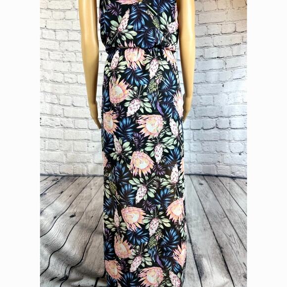 H & M Divided Floral Maxi Dress - 12 - Picture 6 of 14